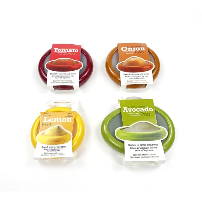 Transparent Silicone Crisper Storage Box for Fruits and Vegetables for Food Use