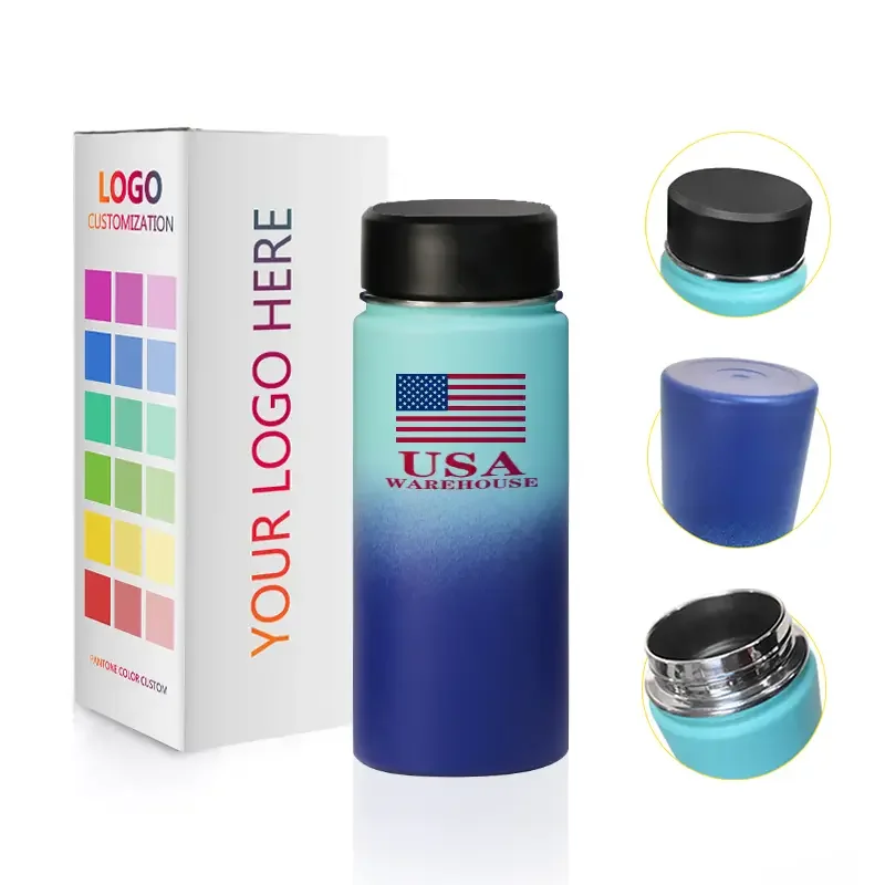 20oz Sublimation blank stainless steel vacuum insulated sublimation straight tumbler sport water bottle with screw lid