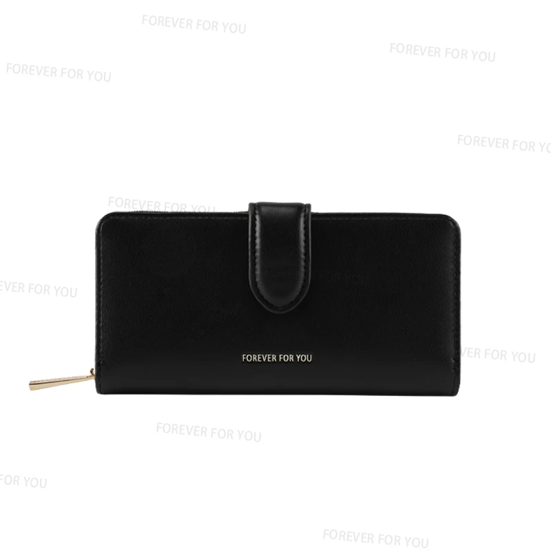 Europe Style Customization Women Long Wallet Clutch Zipper Wallet Lady Purses