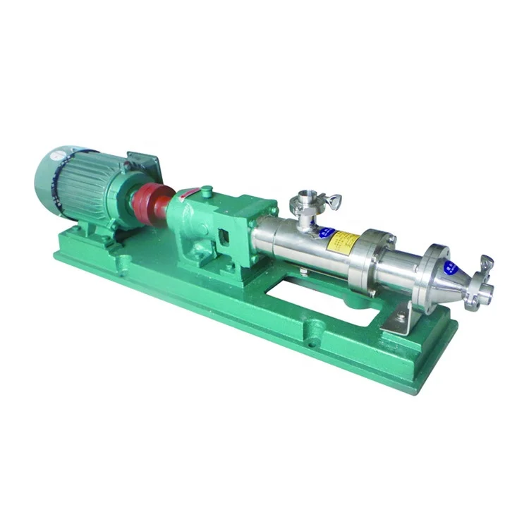 Stainless Steel Progressive Cavity Pump HelicalRotor Mono Screw Oil Slurry Mud and Sludge Pumps