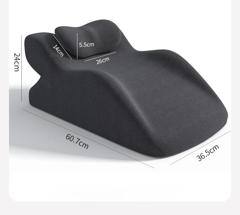 Factory wholesale bed sleeping pillow memory cotton lower leg lift pad lumbar support pad