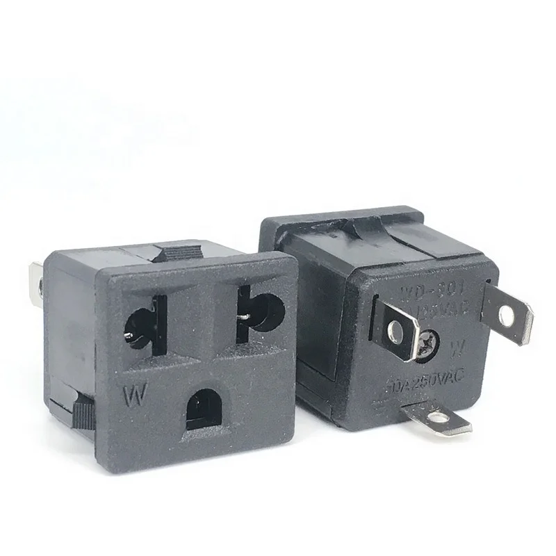 American Brazil power connector electric outlet plug socket