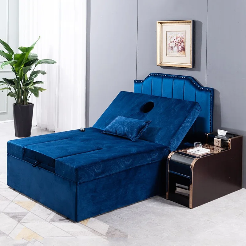 Thai style foot therapy massage bed integrated foot therapy foot bath sofa electric ear picking bath center hall sofa rest bed