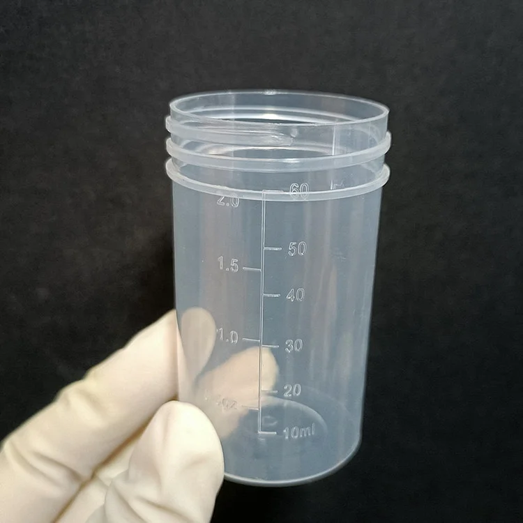 60ml 120ml Lab medical disposable plastic sterile sampler Urine collection container