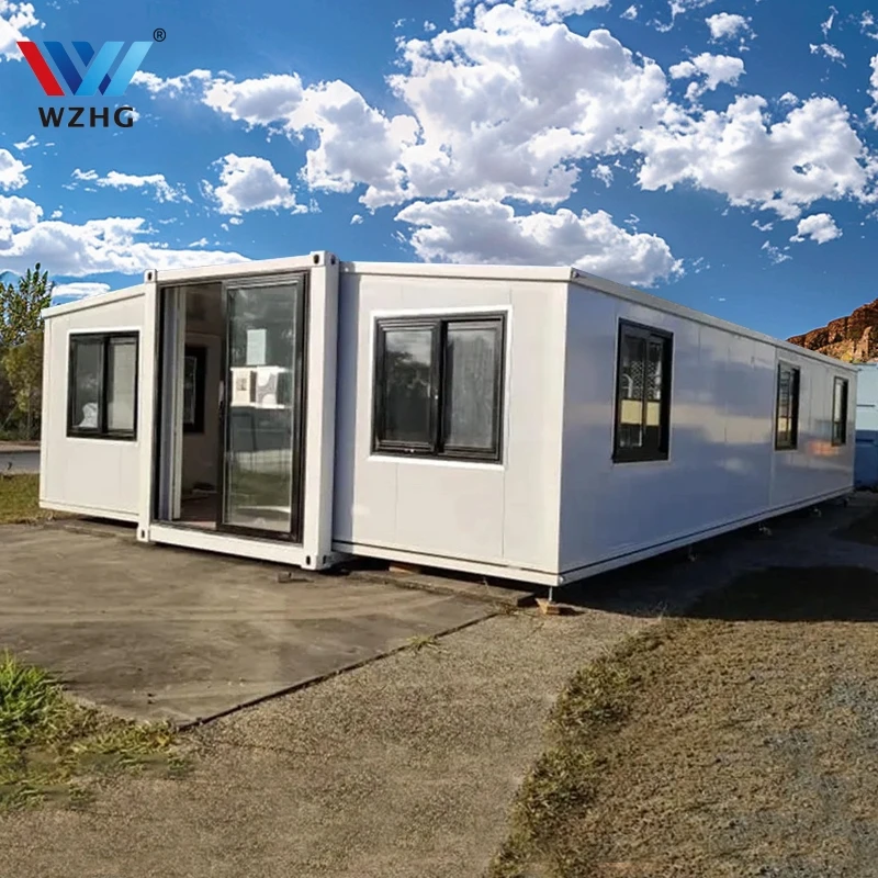 Container Foldable 20Ft 3 Bed 2 Bath Home Capsule Prefab Houses Foldable 2 Bedroom Homes Foldable Container Trailer
