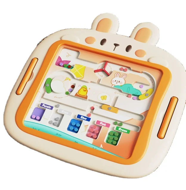 QW Spot Wholesale of Early Childhood Education Puzzle Toys Magnetic Drawing Board Color Classification to Improve Intelligence