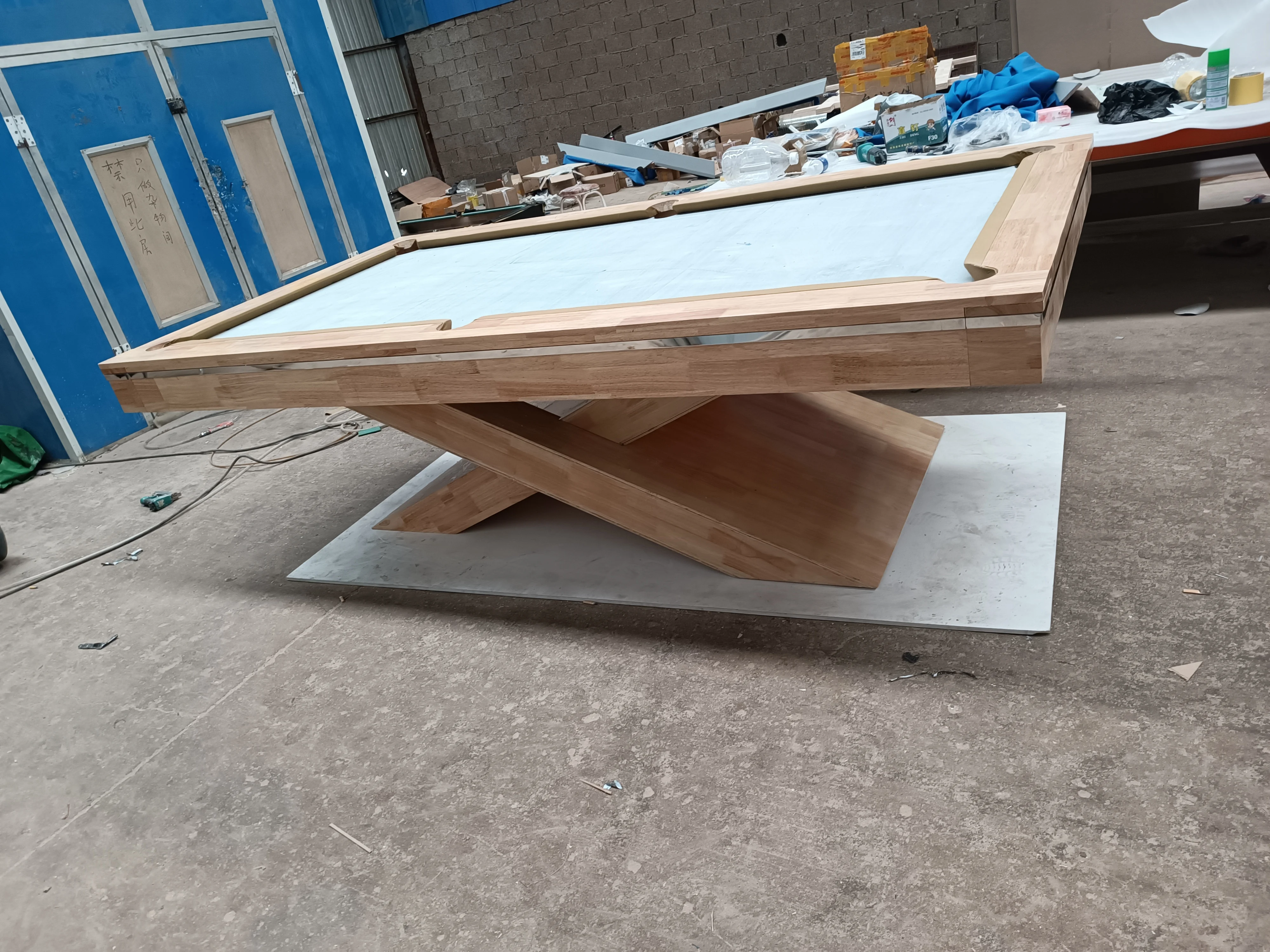 Роскошный бильярдный стол из массива дерева 9 футов со сланцем