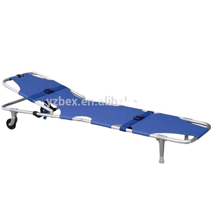 Medical bed Aluminum Alloy cheap portable ambulance folding stretcher used for emergency