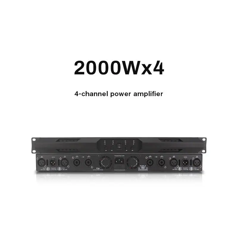 SUA-D400 Digital Power Amplifier Professional Class D Power Amplifier With Power Switch For Home Party