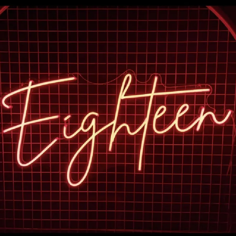 Eye-catching advertising neon sign letters led light custom happy birthday neon sign