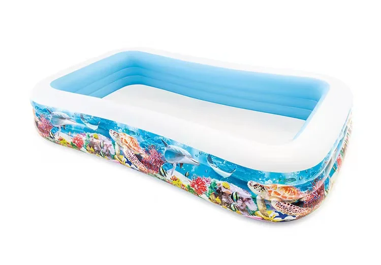 INTEX58485 tropical fish pool inflatable swimming pool counrtyard swimming pool