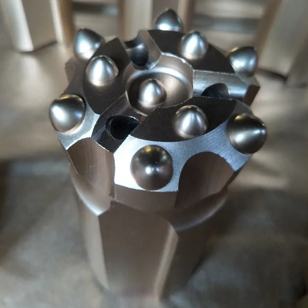 LiTONG BRAND T38-76MM 10 balllistic buttons  RETRAC BUTTON BIT WITH MITSUBISHI DESIGN,GOLDEN COLOR