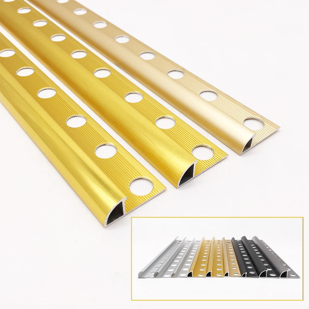 Extrusion New Design Bonzer Color Floor Anodized Edge Ceramic Trim Line