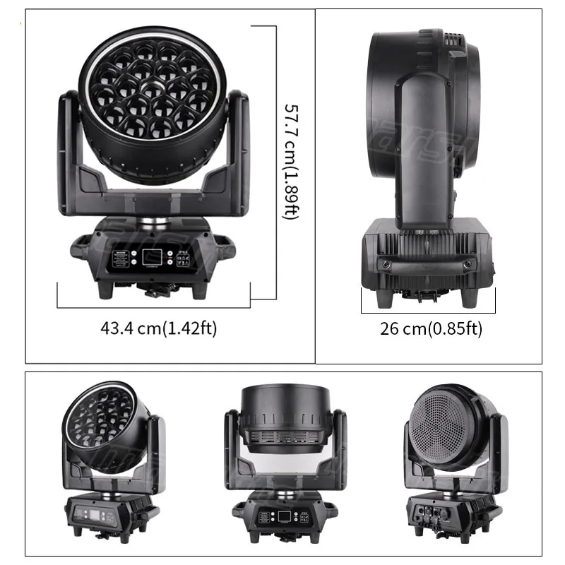 19x40w Bee Eye Moving Light Wash IP65 Stage Light Bee Eye 19x40 Waterproof LED Zoom Wash Moving Head Light