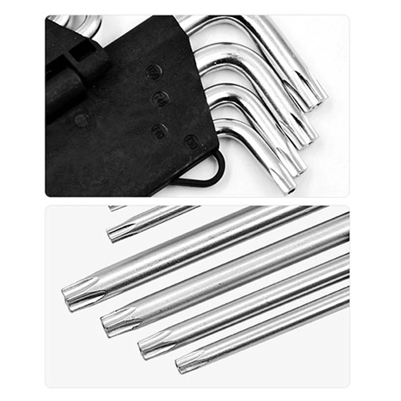 Hex Star Security Torx Key T8 T10 T20 T25 T30 T45 T50 Short Arm Allen Key Stainless Steel Carbon Alloy Steel l Wrench