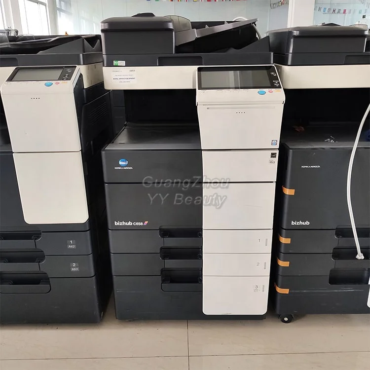 Guangzhou Factory Refurbished Konica Minolta Bizhub C558 Laser Printers Copiers Used General Type