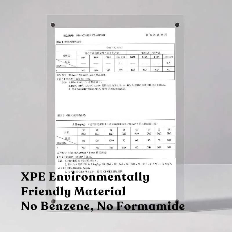 KUB Most Popular Foldable Waterproof Floor Playmat Eco-Friendly XPE Foam Folding Play Mat for Baby