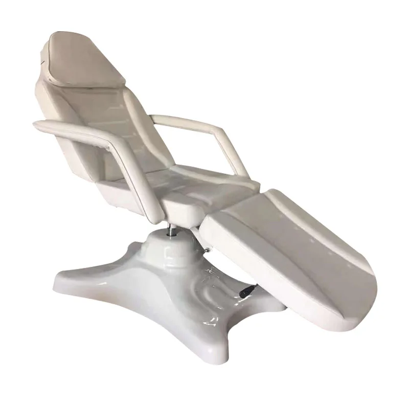 Специальная современная и простая белая массажная кровать для салонов красоты, тяжелая гидравлическая высококлассная Массажная кровать
