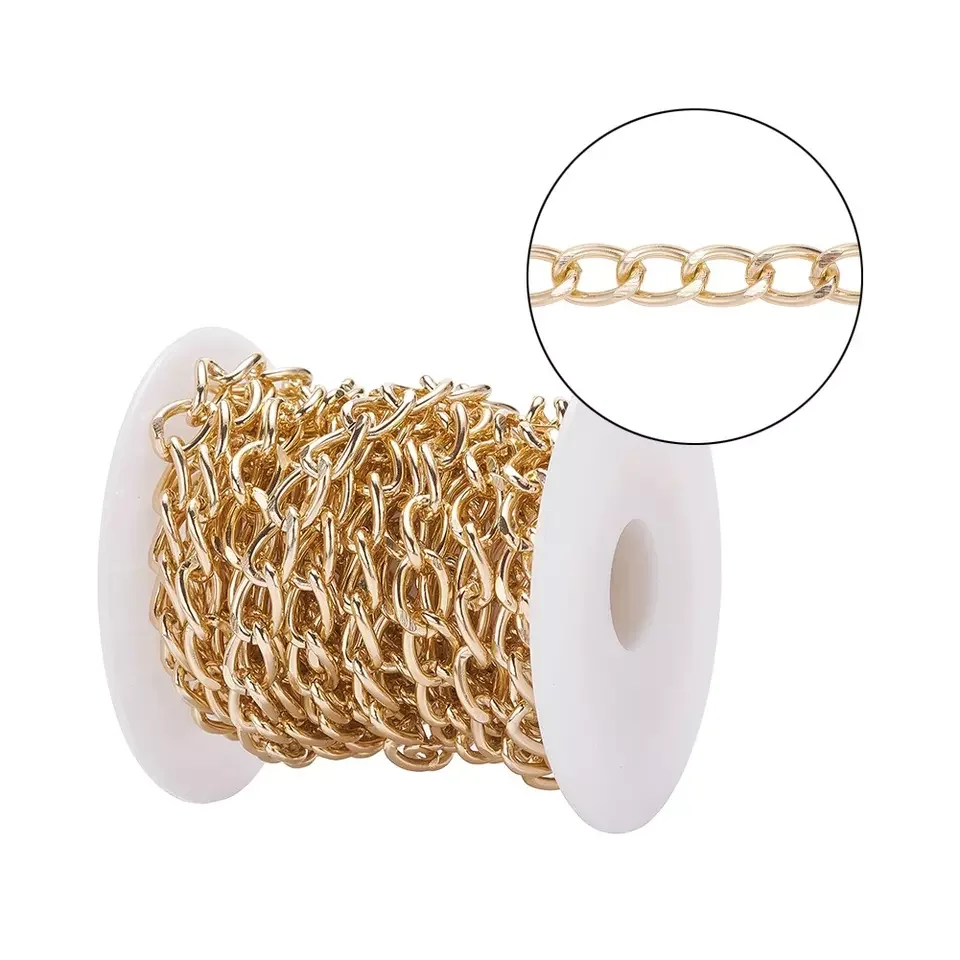 High Quality Wholesale Metal Chain For Bag 3meters One Roll For Bag Chain Handbag Accessories Metal Chains For Cultch Frame Bag