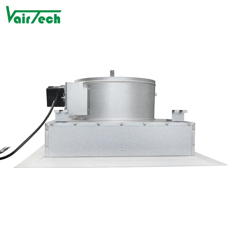 Hvac System Vav Square Diffuser Regulate Air Flow Through Actuator