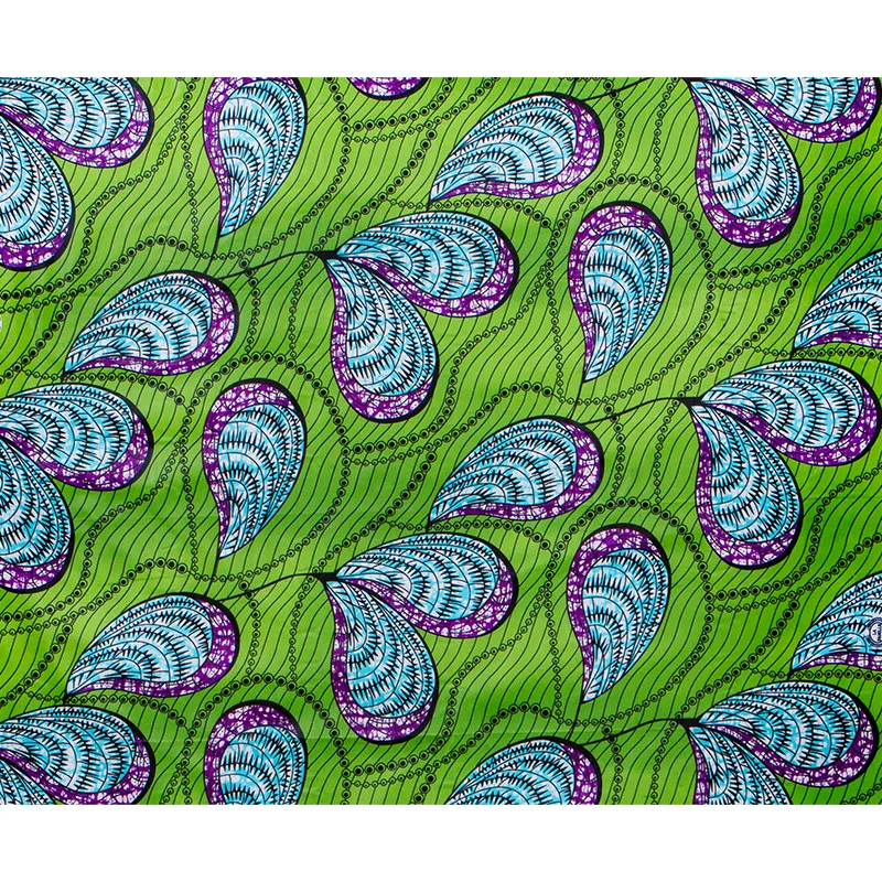 Wholesale African Ankara Wax Block Polyester Printed Fabric African Wax Print Ankara Holland Fabric
