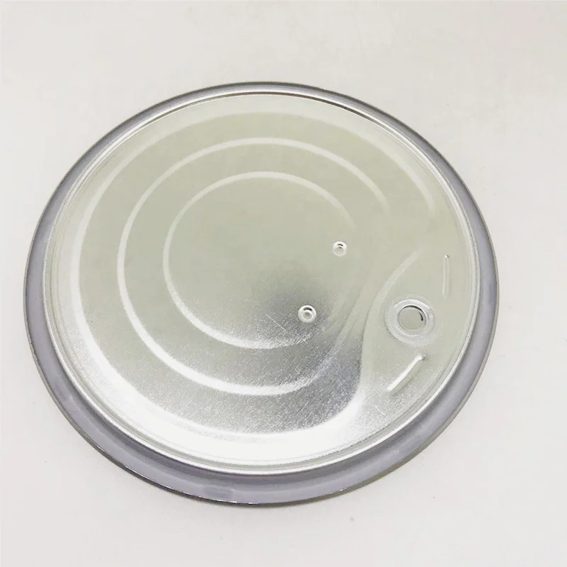 Vacuum Point EOE  401# 99mm Aluminum Easy Open Tin Can Lid For Milk Packaging