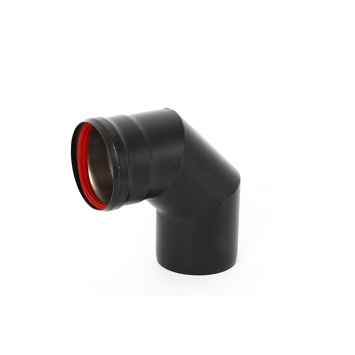 Non Electricity Pellet Stove carbon steel smoking chimney smoke pipe set flue kit diameter 100mm