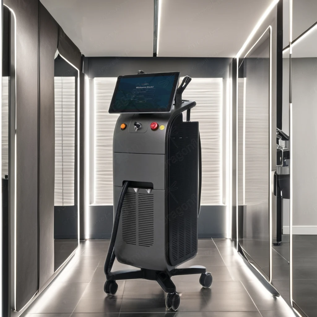 Permanent hair removal laser ice 4k screen 808nm diode laser hair removal Life time maintenance machine