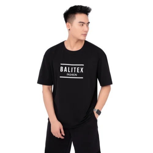 Лидер продаж Мужская футболка большого размера печать логотипа антибактериальный Повседневный стиль пластиковая упаковка вьетнамский производитель