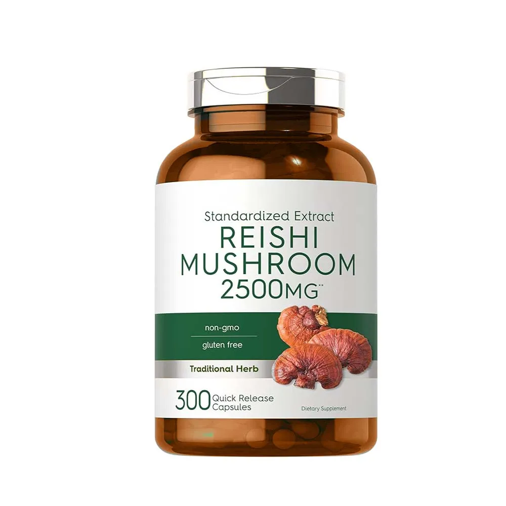 Supplement Best Sell  Herbal Organic Supply Food Grade Reishi Mushroom Extract Capsules Powder Polysaccharides