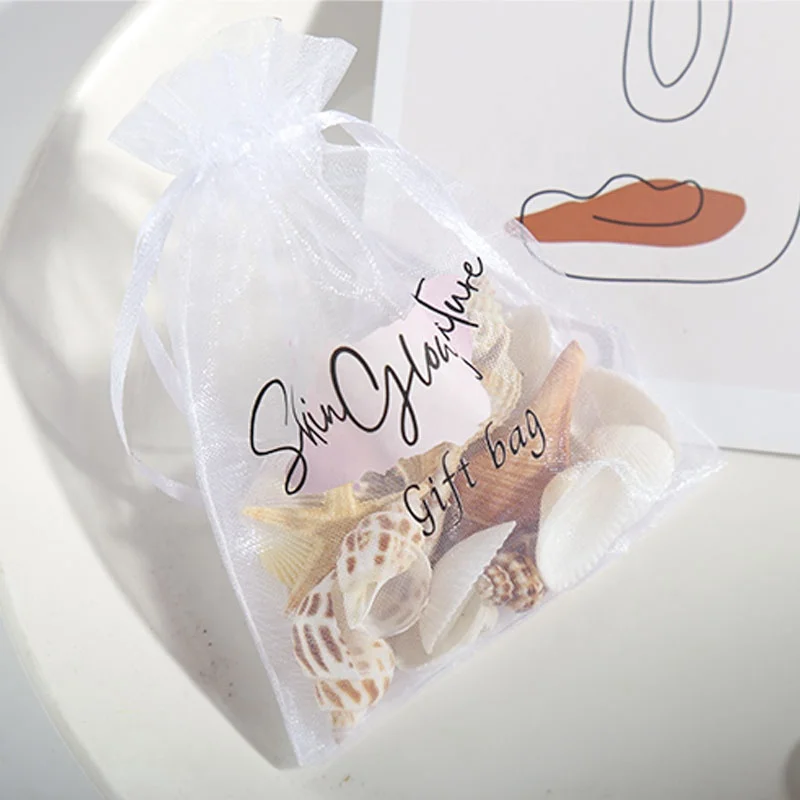 17*23 organza bags wholesale custom organza fabric sachet bag packaging