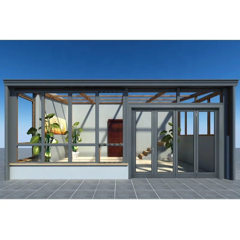 
ROGENILAN all kinds customized prefabricate glass garden house 