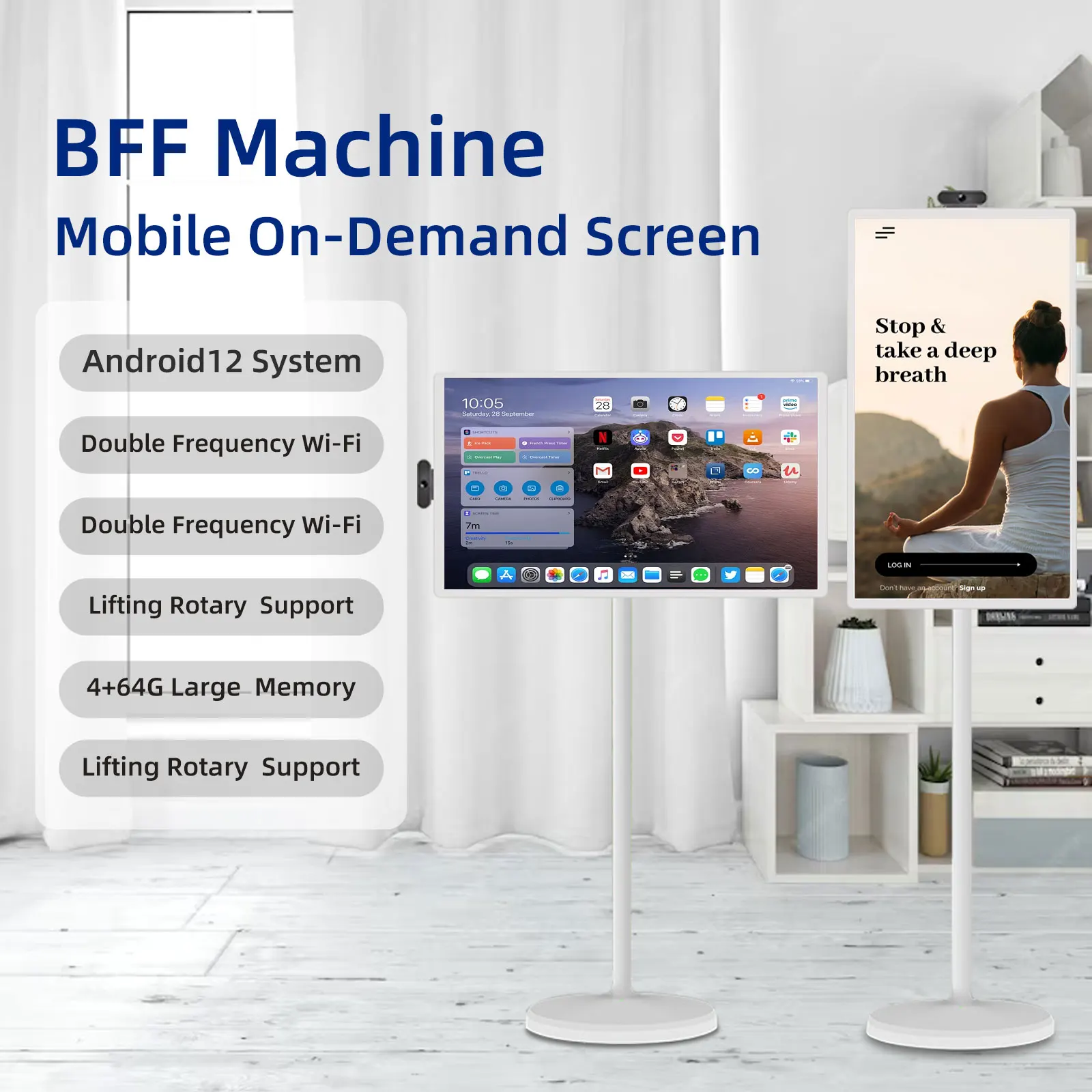 Professional 21.5 Inch stanbyme Remote Incell Touch Smart Live Streaming Equipment Machine Smart Display