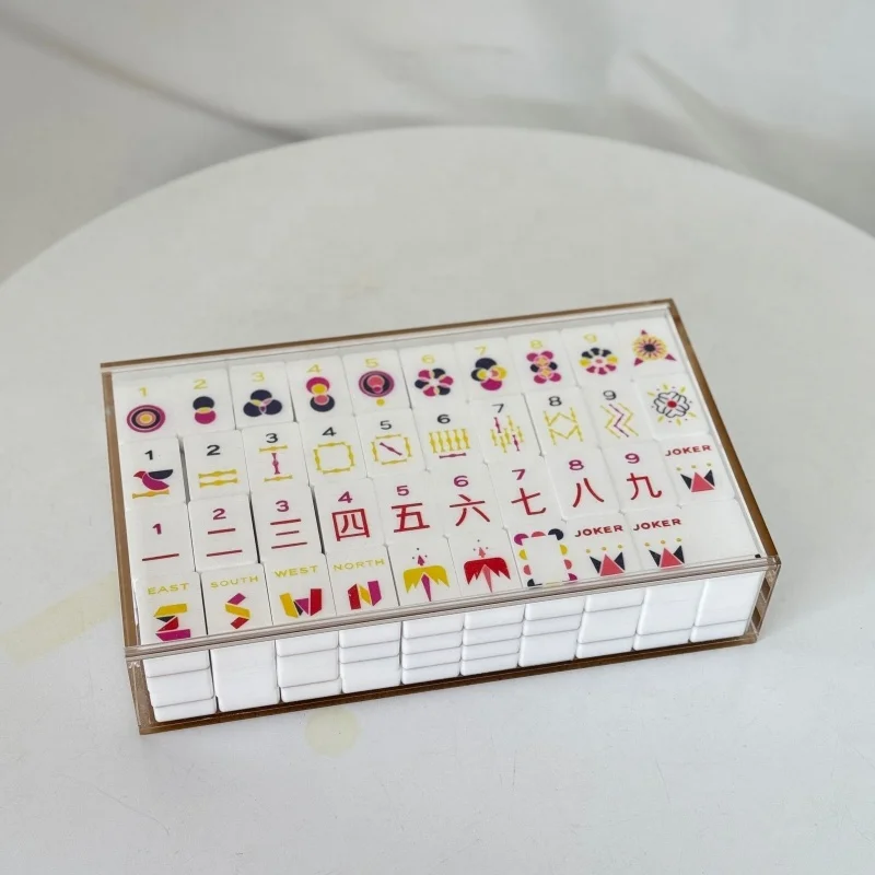 custom blank american mahjong tiles Acrylic american mahjong set