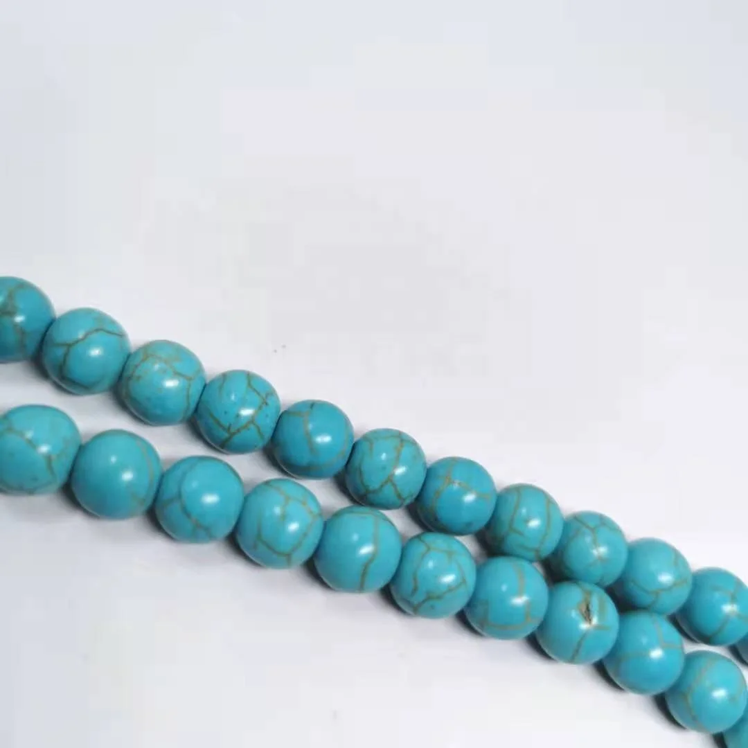 5mm turquoise Loose round Beads DIY Jewelry Making Necklace and Earring Accessories