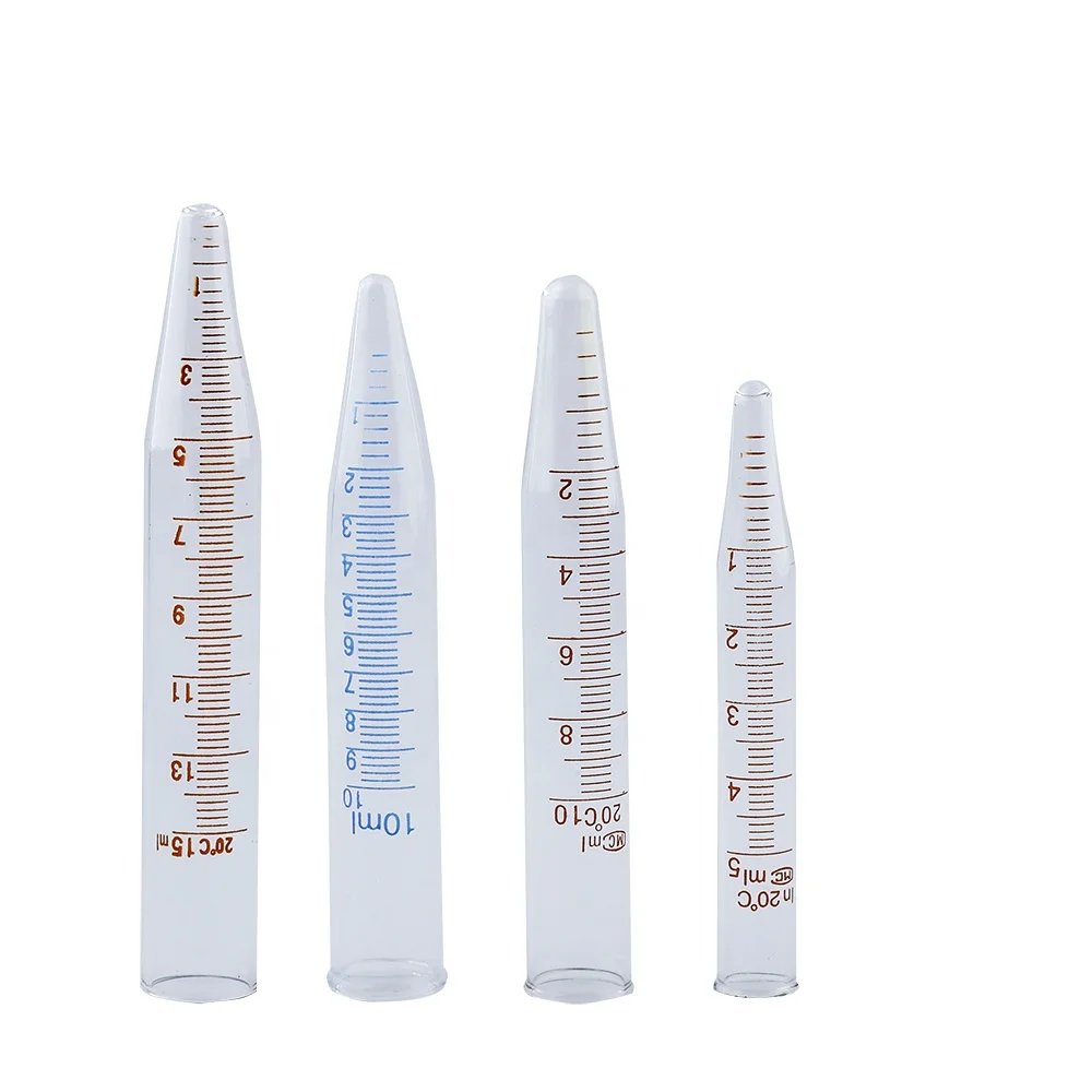 Conical Glass Centrifuge Tube 10ml 15ml with or without graduation