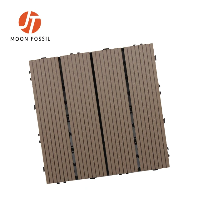 WOOD PLASTIC COMPOSITE DIY PATIO TILE WOOD PLASTIC COMPOSITE TILES DIY WOOD PLASTIK FLIESEN