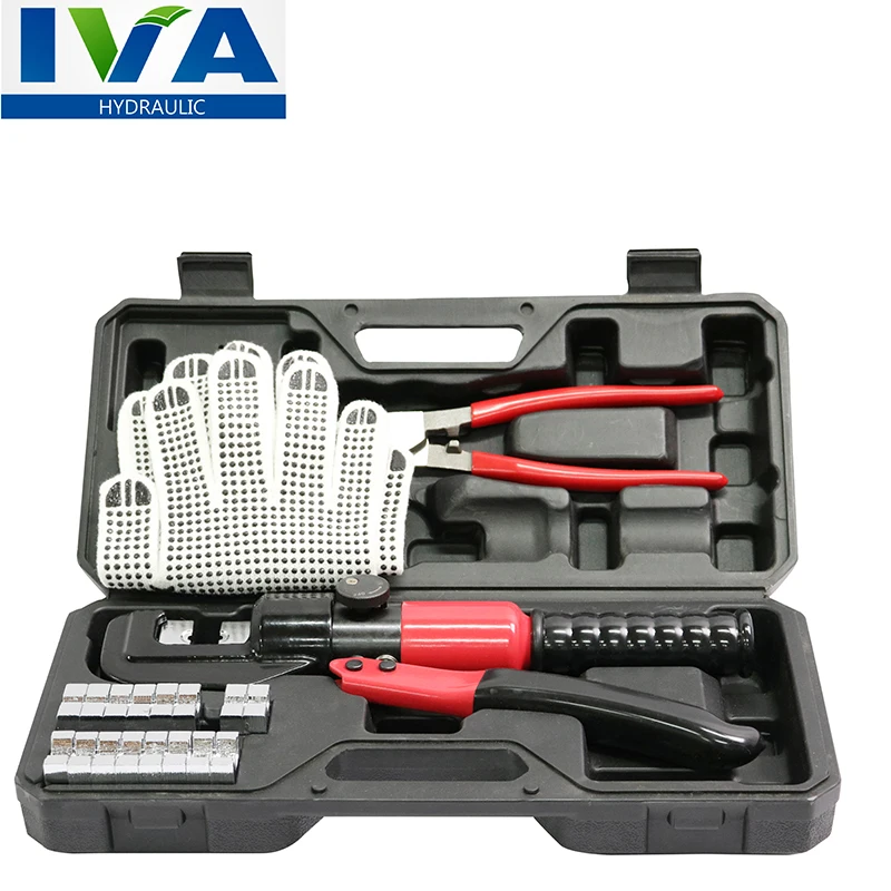 hot sell YQK70 Cable Lug Compression Crimp Plier with cutter 6T Manual Operation Hexagon Hydraulic Crimping Tool