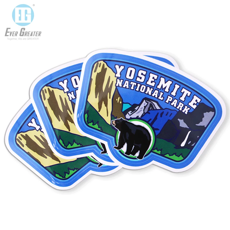 Customized Plastic Stickers Label Custom Private Labels Vinyl Car Sticker