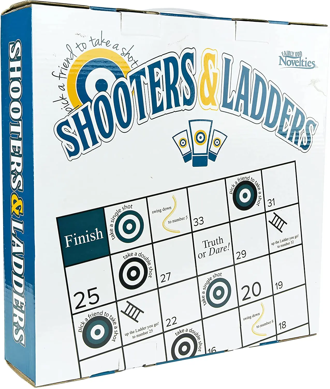 Snakes& Ladders Drinking Fun Shot Glasses Party Game Gift Set For Adult