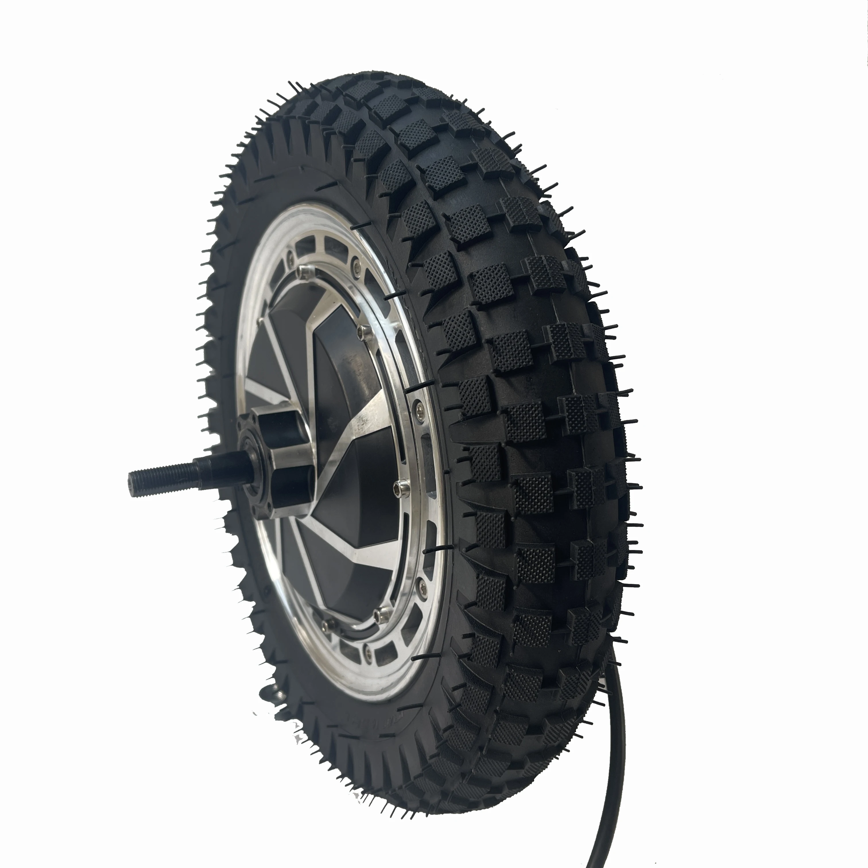 48V 60V 72V 96V high power 12 inch double size shaft hub motor wheel hub motor from manufacturer brand