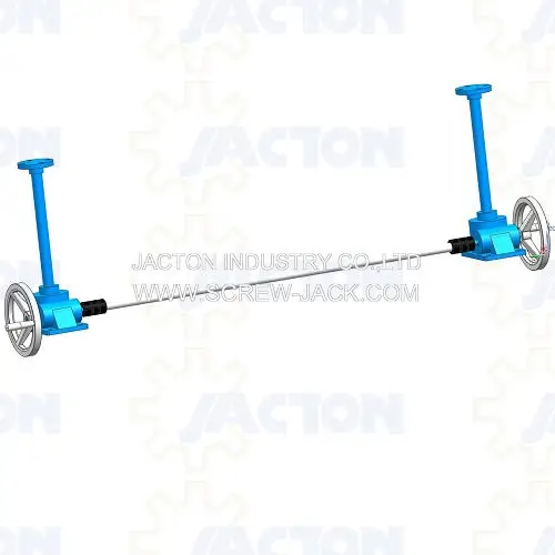3D CAD Models of Screw Jacks Lifting Systems STP or STEP File Format Design Lifting Jack Platform
