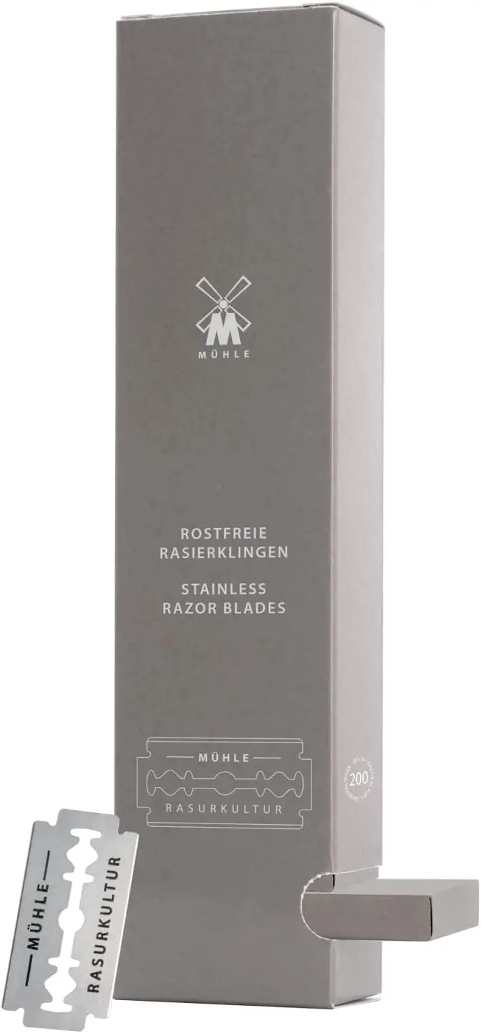 Razor Blades for All Standard Models of Safety Razors and Safety Razors,Stainless Steel