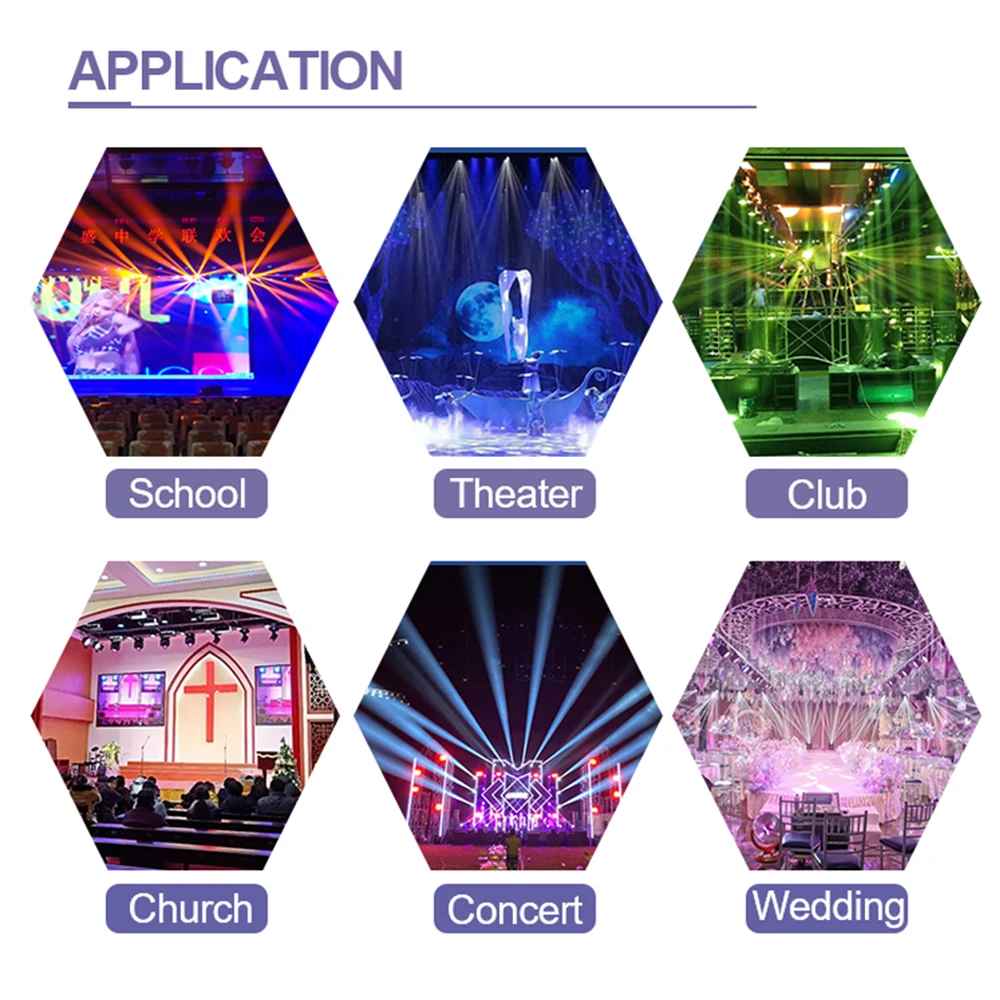 Mini Laser 60w Waterproof Moving Head Stage Light Outdoor ip65 Stage Lighting Equipment