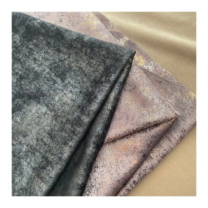 2022 новый дизайн, Высококачественная бархатная ткань, бронзовая ткань для дивана, занавеска