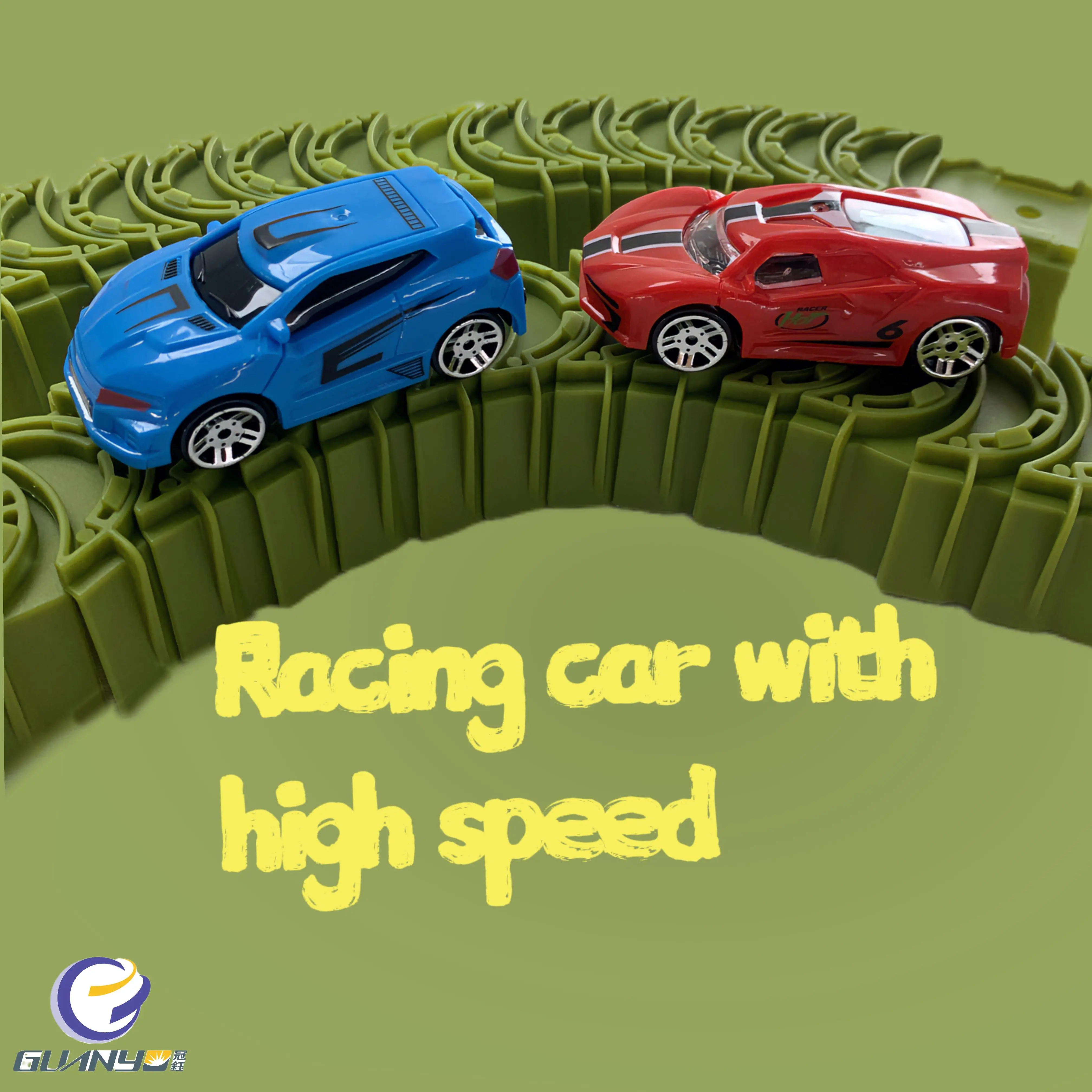 Dinosaur Track Toy Set with Race Car New Construction Railway Vehicles Slot Toy Education Toys For Kids