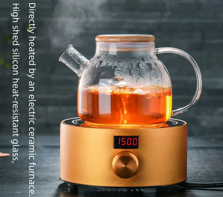 LFGB chinese the best wholesale modern japanese infuser kettle set transparent glass teapot tea pot with infuser