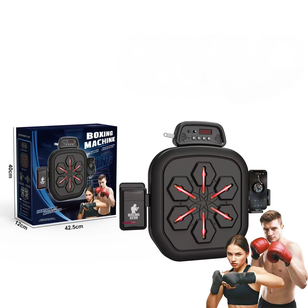 Hot Selling low price Music Smart Target Boxing Trainer Reaction bluetooth smart music boxing machine target wall