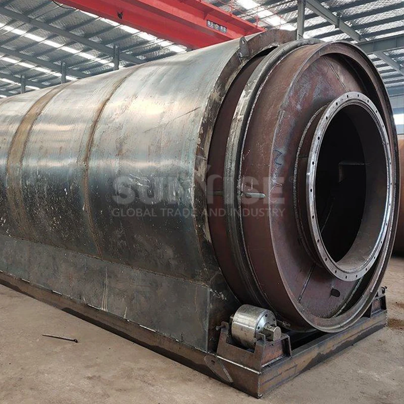 No Emission Convert Plastic to Fuel Oil Machine Plastic Pyrolysis Furnace