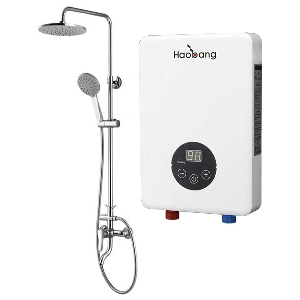 China Manufacturer Reasonable Price 6KW Bathroom Electric Hot Water Heater Instant Heating